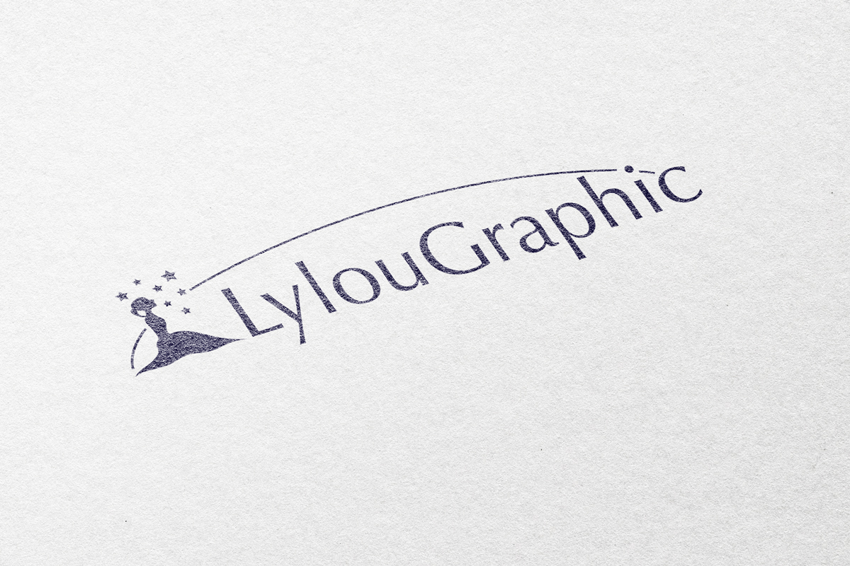 LylouGraphic Logo sur papier